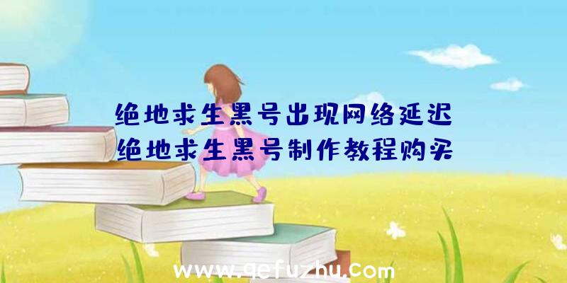 「绝地求生黑号出现网络延迟」|绝地求生黑号制作教程购买